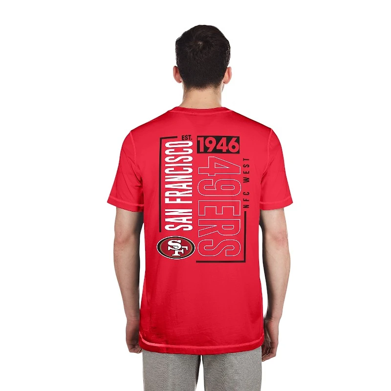 San Francisco 49ers Red Wordmark New Era T-Shirt