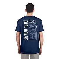 New York Yankees Navy Wordmark Era T-Shirt