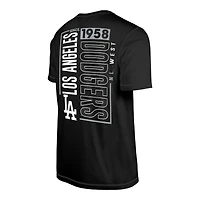 Los Angeles Dodgers Black Wordmark New Era T-Shirt
