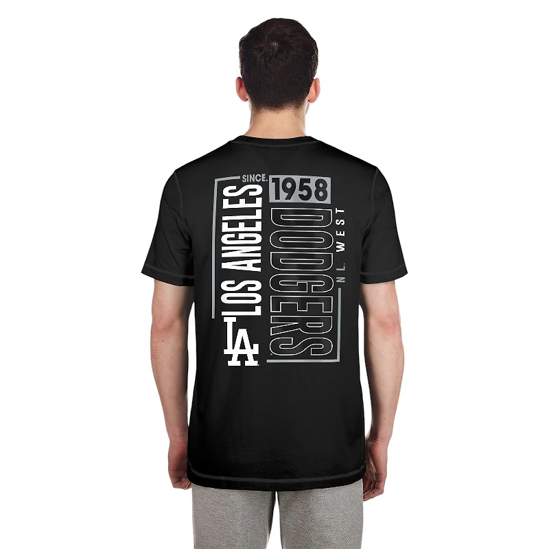 Los Angeles Dodgers Black Wordmark New Era T-Shirt