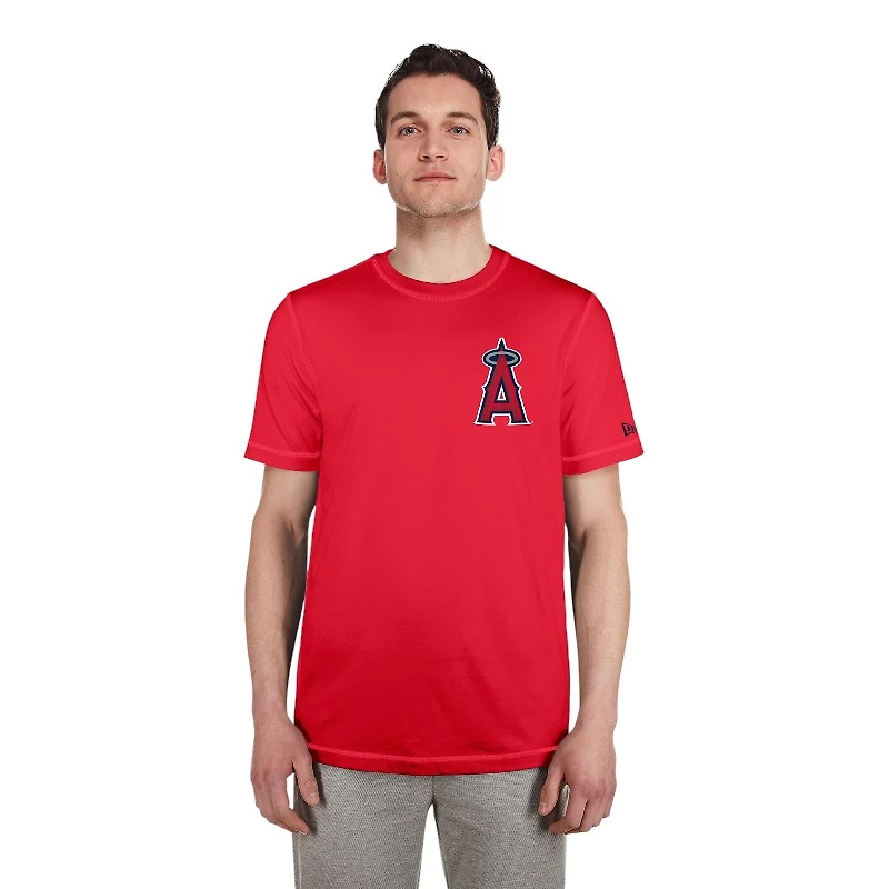 Los Angeles Angels Red Wordmark New Era T-Shirt