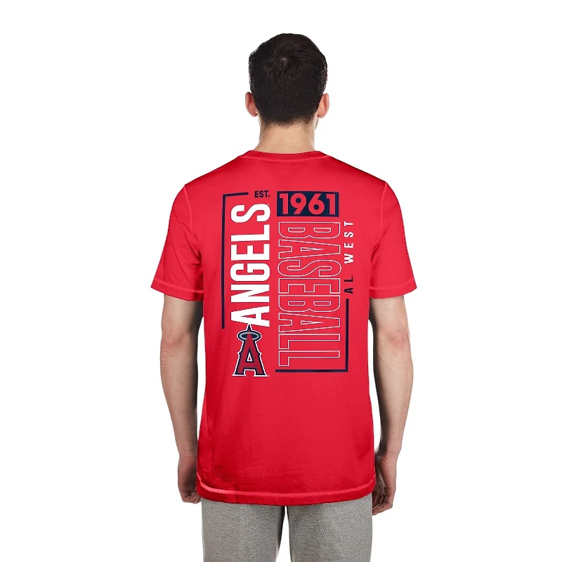 Los Angeles Angels Red Wordmark New Era T-Shirt
