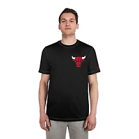 Chicago Bulls Black Wordmark New Era T-Shirt