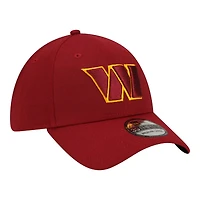 Washington Commanders Burgundy Basic New Era 39THIRTY Flex Fit Stretch Hat
