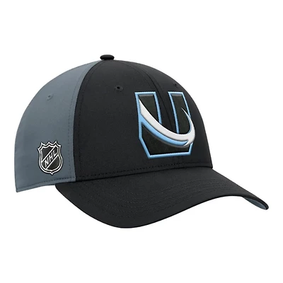 Utah Mammoth "U" Tusk Logo Fanatics Adjustable Snapback Hat