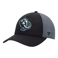 Utah Mammoth Black Primary Logo Fanatics Adjustable Snapback Hat