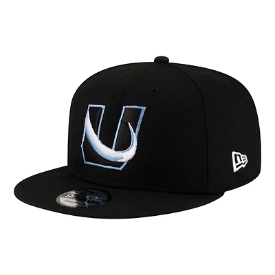 Utah Mammoth Black "U" Tusk Logo New Era 9FIFTY Snapback Hat