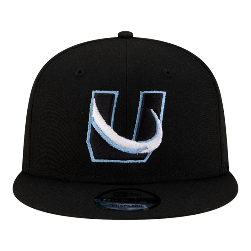 Utah Mammoth Black "U" Tusk Logo New Era 9FIFTY Snapback Hat