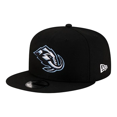 Utah Mammoth Black Mountain Mammoth Primary Logo New Era 9FIFTY Snapback Hat