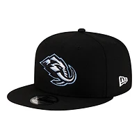 Utah Mammoth Black Mountain Mammoth Primary Logo New Era 9FIFTY Snapback Hat