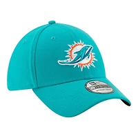 Miami Dolphins Aqua Teal Basic New Era 39THIRTY Flex Fit Stretch Hat