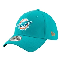 Miami Dolphins Aqua Teal Basic New Era 39THIRTY Flex Fit Stretch Hat