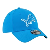 Detroit Lions Blue Basic New Era 39THIRTY Flex Fit Stretch Hat
