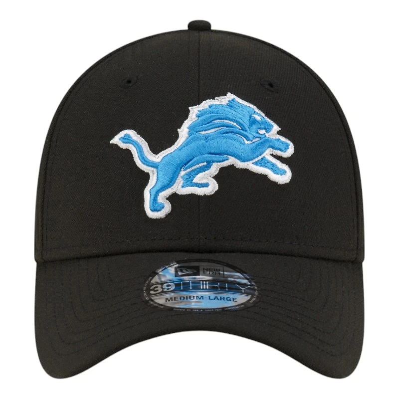 Detroit Lions Basic New Era 39THIRTY Flex Fit Stretch Hat
