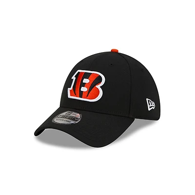 Cincinnati Bengals Black Team Color New Era 39THIRTY Flex Hat