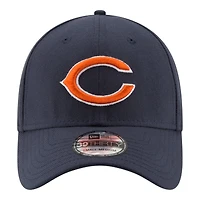 Chicago Bears Navy Basic New Era 39THIRTY Flex Fit Stretch Hat