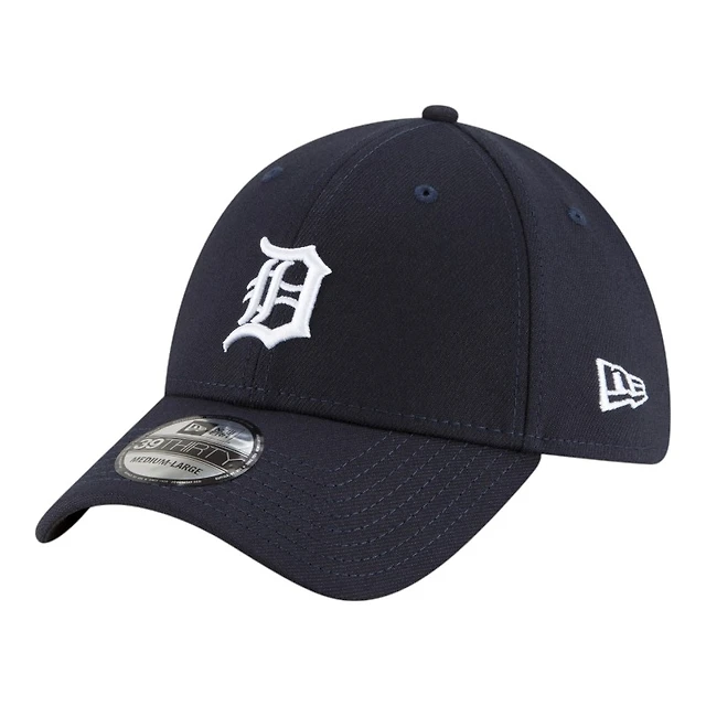 Detroit Tigers Navy Basic New Era 39THIRTY Flex Fit Stretch Hat