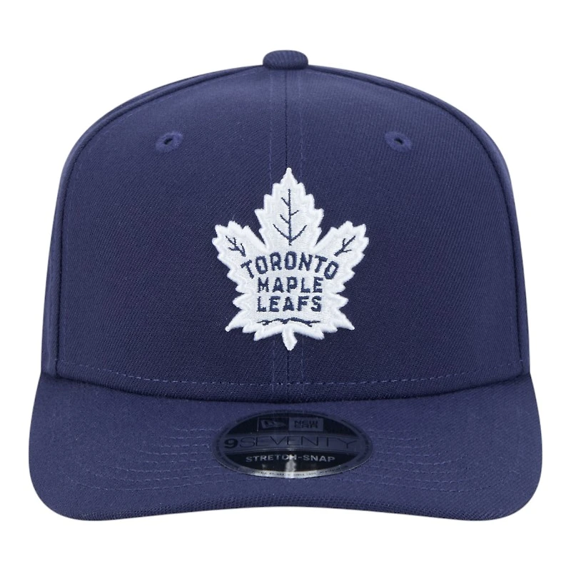 Toronto Maple Leafs Navy Basic New Era 9SEVENTY Stretch-Snap Hat