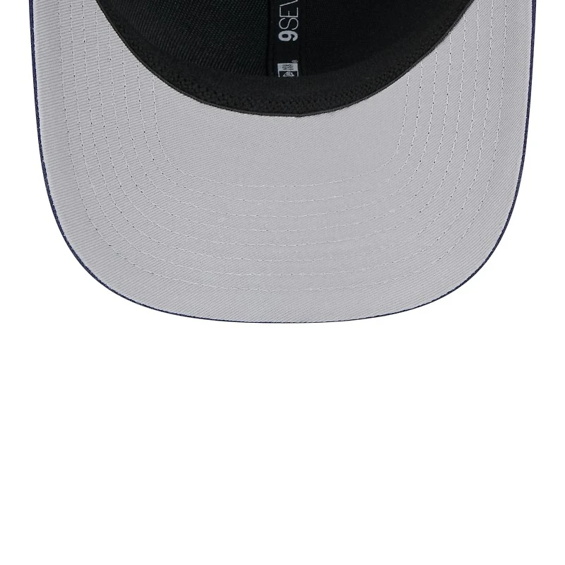 Colombus Blue Jackets Navy Basic New Era 9SEVENTY Stretch-Snap Hat