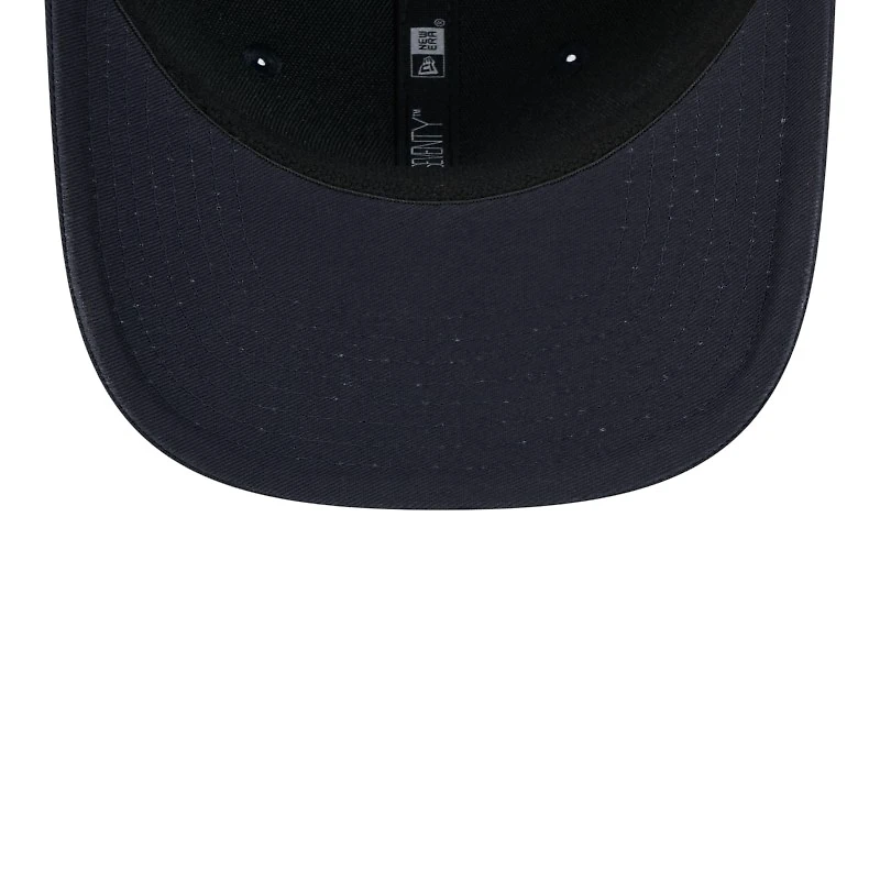 Michigan Wolverines Navy Wordmark Roper NCAA New Era 9SEVENTY Stretch Snapback Hat