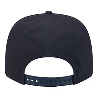 Michigan Wolverines Navy Wordmark Roper NCAA New Era 9SEVENTY Stretch Snapback Hat