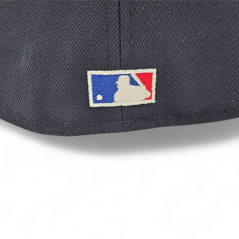 St. Louis Cardinals Navy Leon the Lab Rickwood Field 2024 Patch Green UV New Era 59FIFTY Fitted Hat