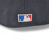 St. Louis Cardinals Navy Leon the Lab Rickwood Field 2024 Patch Green UV New Era 59FIFTY Fitted Hat