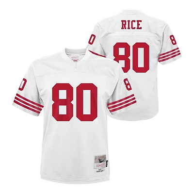 Youth San Francisco 49ers Jerry Rice Mitchell & Ness 1990 White Throwback NFL Jersey