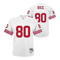 Youth San Francisco 49ers Jerry Rice Mitchell & Ness 1990 White Throwback NFL Jersey