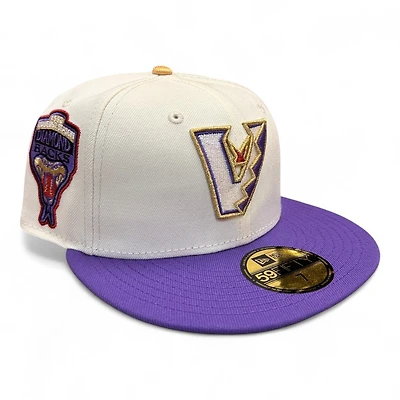 Arizona Diamondbacks Chrome and Purple 1998 Inaugural Patch Gray UV New Era 59FIFTY Fitted Hat