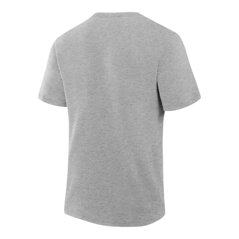 Utah Mammoth Heather Gray Primary Logo Fanatics Legacy T-Shirt