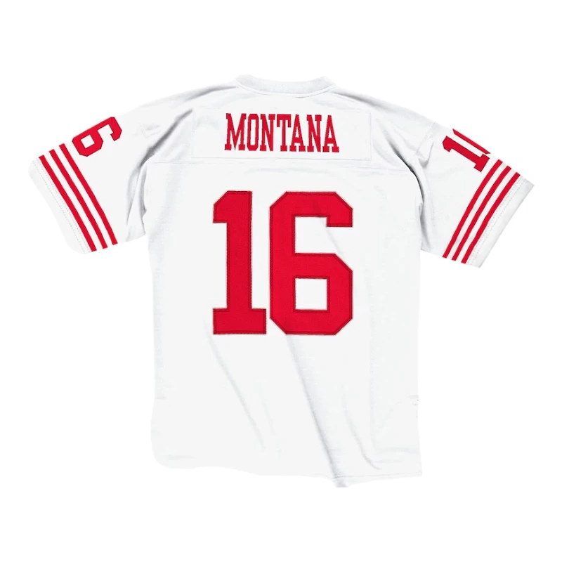 Youth San Francisco 49ers Joe Montana Mitchell & Ness 1990 White Throwback NFL Jersey