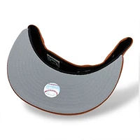 Los Angeles Angels Rust Orange Poly 50th Anniversary Patch Gray UV New Era 59FIFTY Fitted Hat