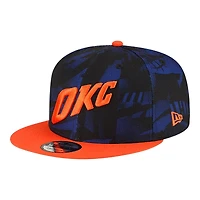 Oklahoma City Thunder Blue and Orange City Edition NBA New Era 9FIFTY Snapback Adjustable Hat