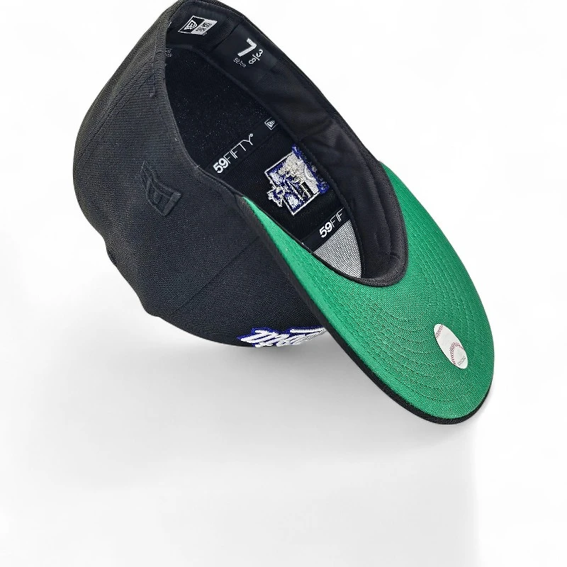 Minnesota Twins Black Leon the Lab Target Field 10th Patch Green UV New Era 59FIFTY Fitted Hat