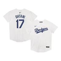 Preschool Los Angeles Dodgers Shohei Ohtani White Home Jersey