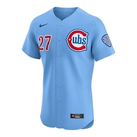 Chicago Cubs Seiya Suzuki Light Blue Alternate Nike Elite Player Jersey