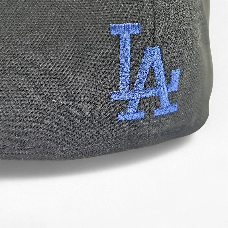Los Angeles Dodgers Black Leon the Lab Ohtani 50-50 Patch Grey UV New Era 59FIFTY Fitted Hat