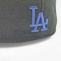 Los Angeles Dodgers Black Leon the Lab Ohtani 50-50 Patch Grey UV New Era 59FIFTY Fitted Hat
