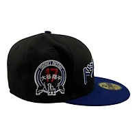Los Angeles Dodgers Ohtani Black and Royal Grey UV New Era 59FIFTY Fitted Hat