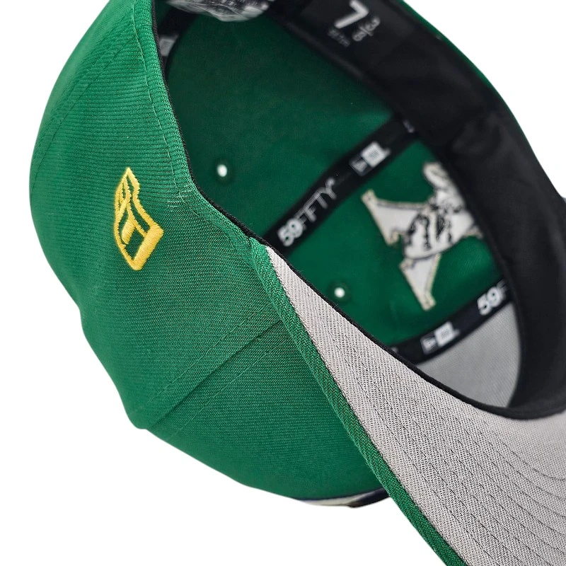 Anaheim Mighty Ducks Kelly Green Leon the Lab 10th Anniversary Patch UV New Era 59FIFTY Fitted Hat