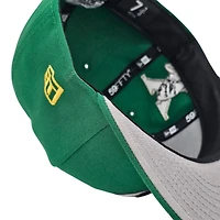 Anaheim Mighty Ducks Kelly Green Leon the Lab 10th Anniversary Patch UV New Era 59FIFTY Fitted Hat