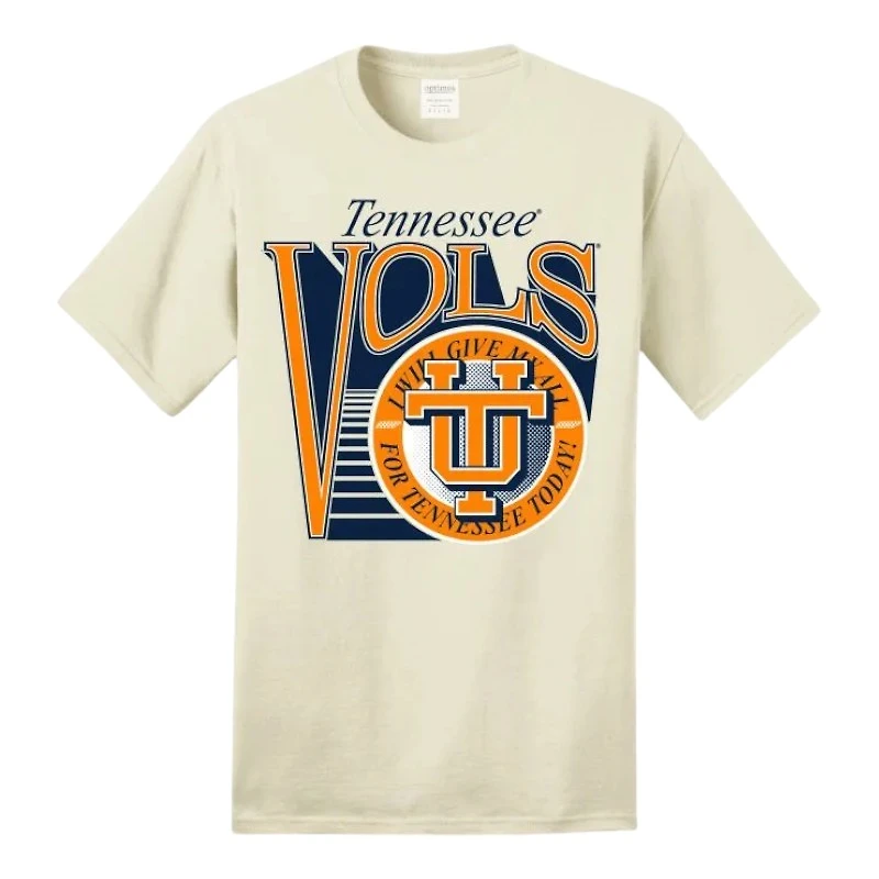 Tennessee Volunteers Cream Natural Interlocking Smokey Bacon & Co T-Shirt