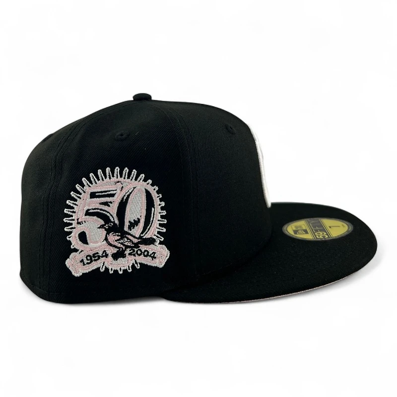 Baltimore Orioles "Pinkies Collection" 50th Anniversary Patch Pink UV New Era 59FIFTY Fitted Hat