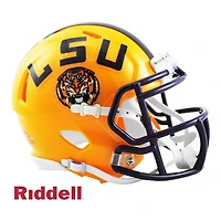 LSU Tigers Yellow Riddell Speed Mini Helmet