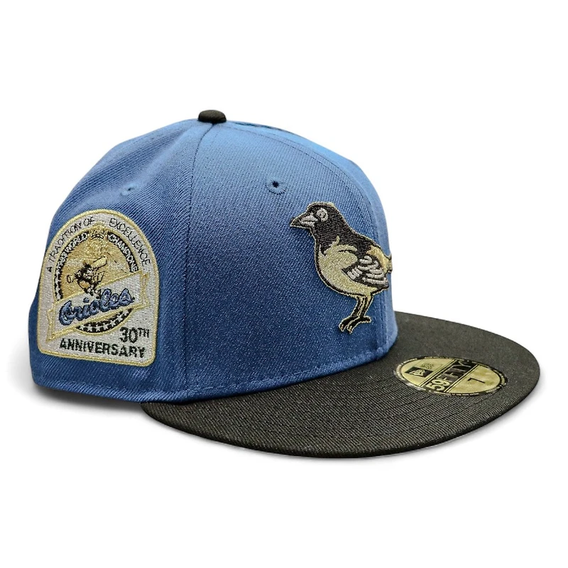 Baltimore Orioles Royal Blue and Black Birds Bees Pack New Era 59FIFTY Fitted Hat