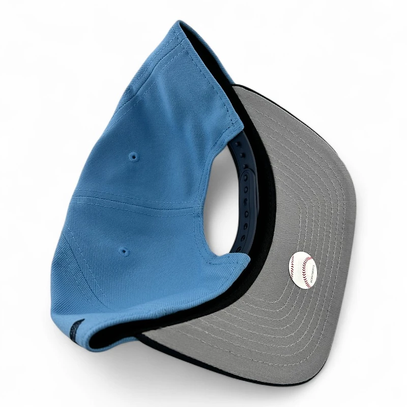 St. Louis Cardinals Blue and Black Script Final Season Patch New Era 9FIFTY A-Frame Snapback Hat