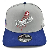 Los Angeles Dodgers Gray and Royal Blue 75th WS Patch New Era 9FIFTY A-Frame Snapback Hat