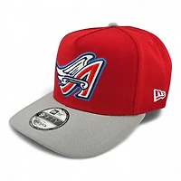 Los Angeles Angels Red and Gray 50th Anni Patch New Era 9FIFTY A-Frame Snapback Hat