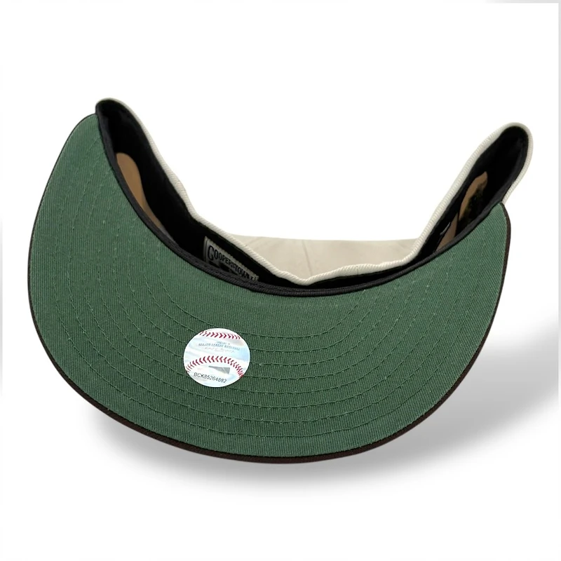 Colorado Rockies Stone and Brown 1995 Patch Kelly Green UV New Era 59FIFTY Fitted Hat